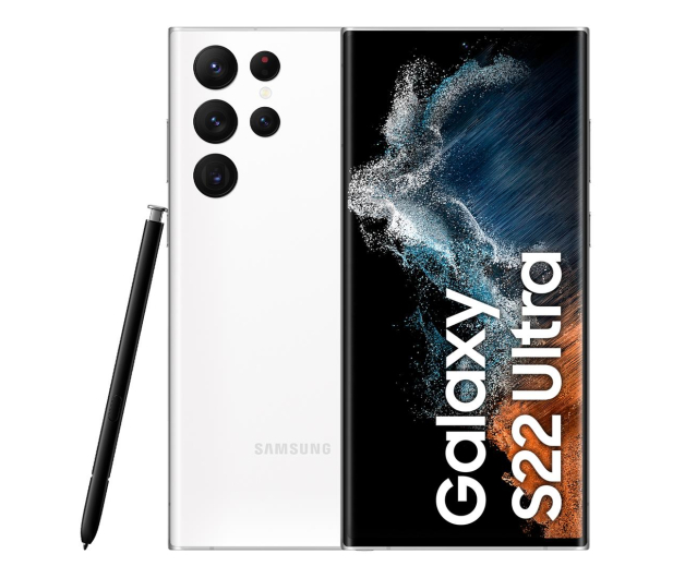 SAMSUNG Galaxy S22 Ultra 8/128GB Bialy (S908B) - 715628 - zdjęcie